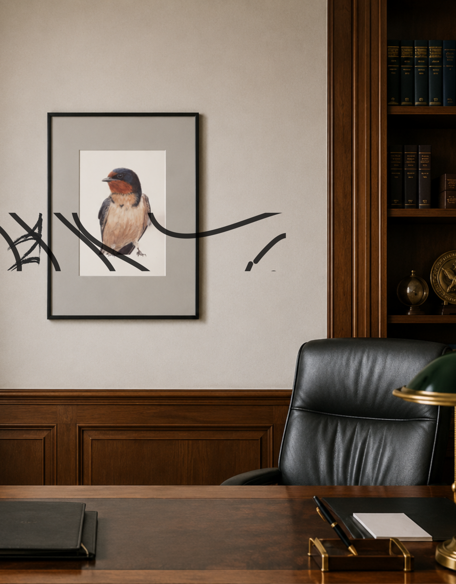 Hirundo rustica in situ